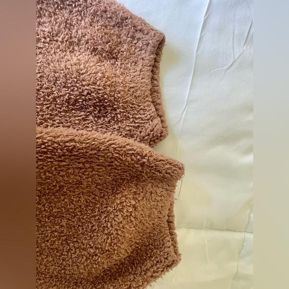 Skims Teddy Drawstring Cozy Kardashian Lounge Pants & Hoodie Jacket Size S/M 🤎 - Picture 7 of 8